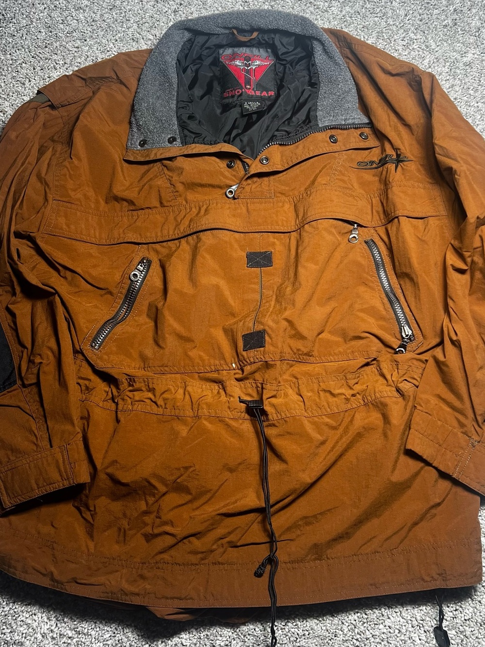 Vintage O'neill Brown Pullover Jacket